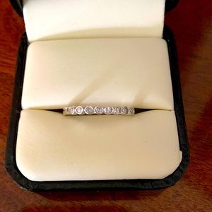 White Gold Diamond Ring. Size 6
